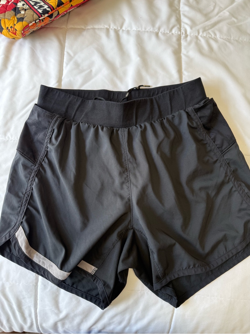 Rabbit made in USA Women's Black Performance Athletic Shorts w/Reflective trim